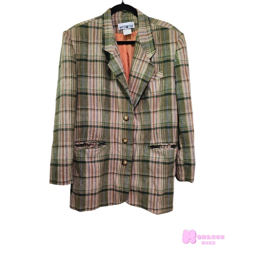 Plaid Blazer